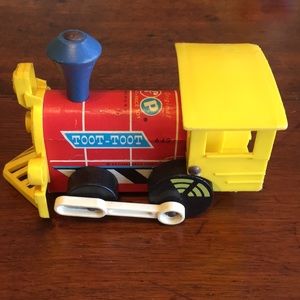 Vintage Fisher Price Toot Toot Train Toy